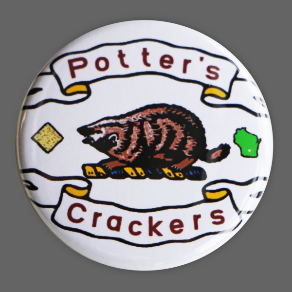 Wisconsin State Crackers Button 1.5"